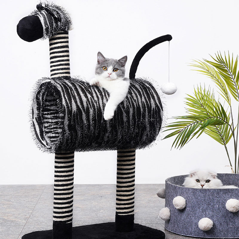 Zebra Cat Tree Manufacture Wholesale